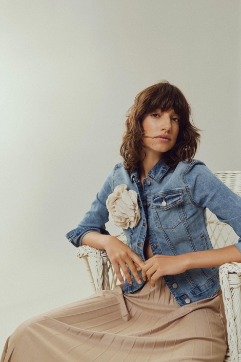 Vila vishow new l/s denim jacket - noos